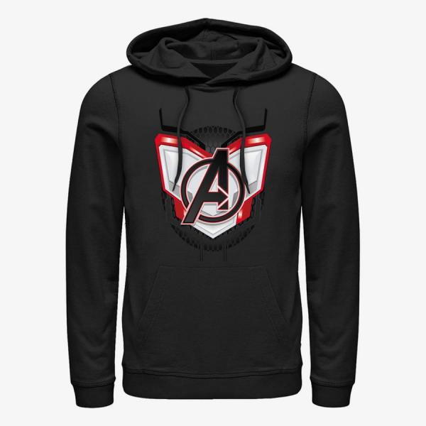 Queens Marvel Avengers: Endgame - Endgame Logo Armor Unisex Hoodie Black