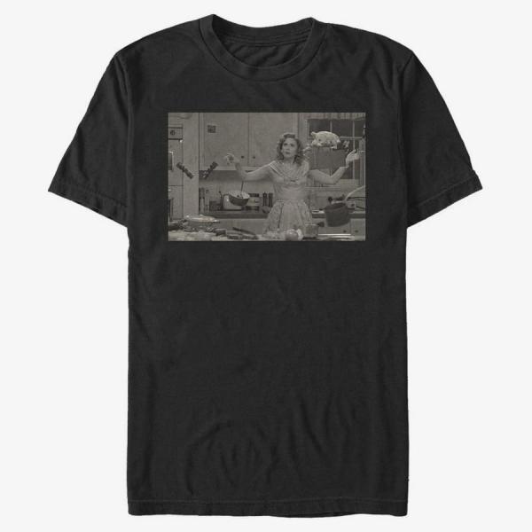 Queens Marvel WandaVision - Chiefs Kitchen Unisex T-Shirt Black