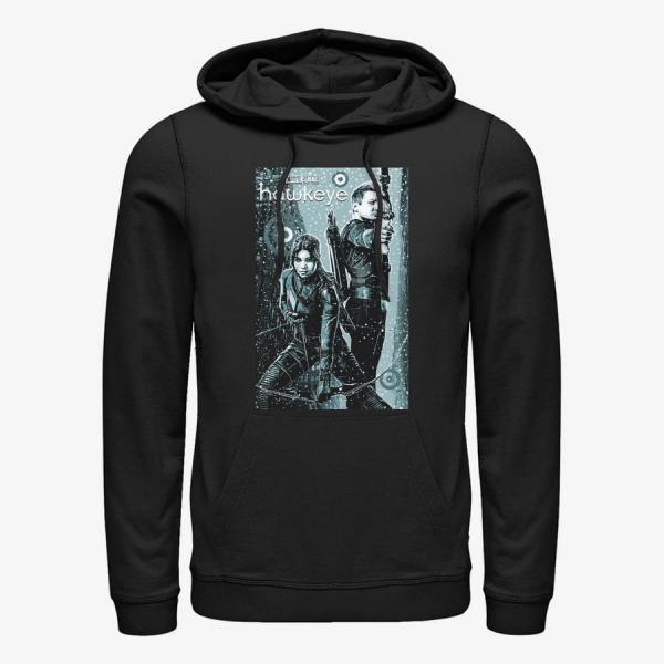 Queens Marvel Hawkeye - Snow Alley Unisex Hoodie Black