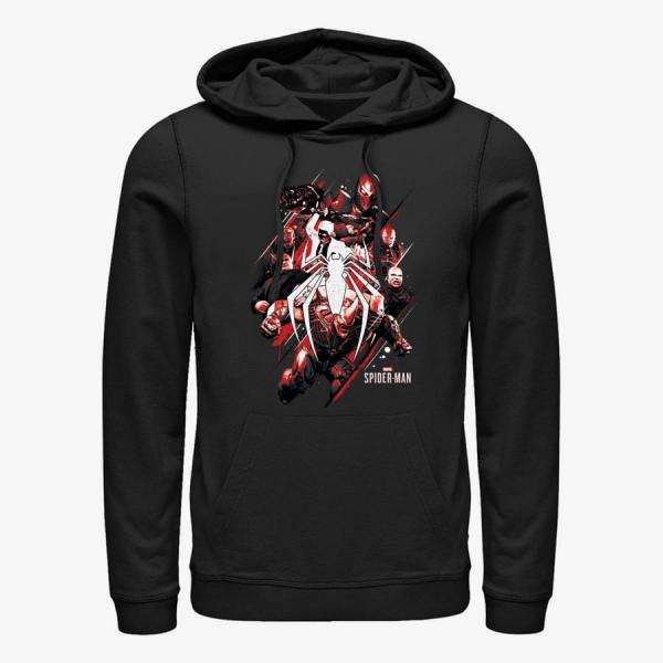 Mikina Merch Marvel - Surrounded Logo Unisex Hoodie Black XL