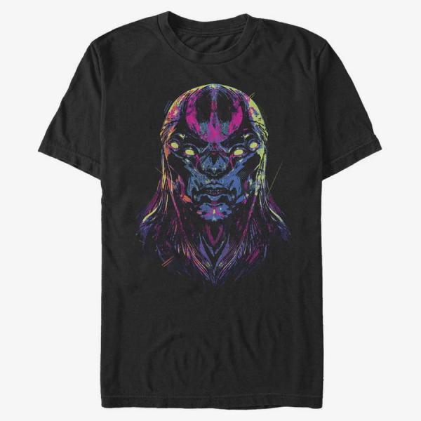 Tričko Merch Marvel: Eternals - Devious Face Unisex T-Shirt Black S