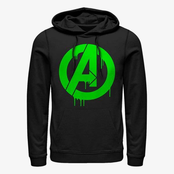 Mikina Merch Marvel Avengers Classic - Oozing Avengers Unisex Hoodie Black S