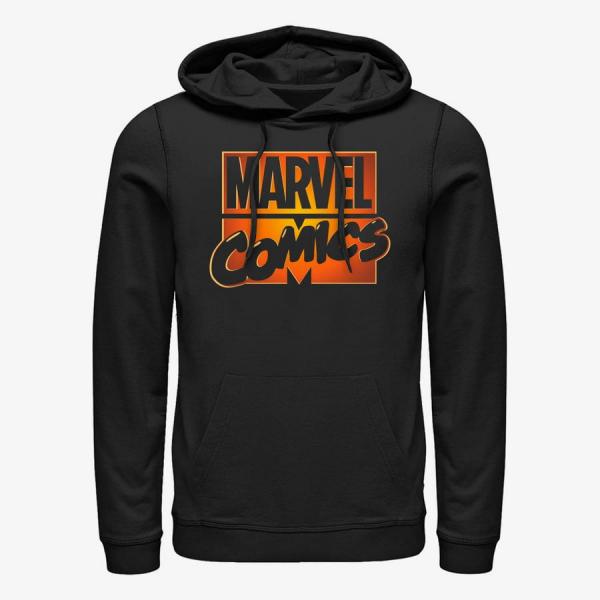 Mikina Merch Marvel - Marvel Glow Unisex Hoodie Black S