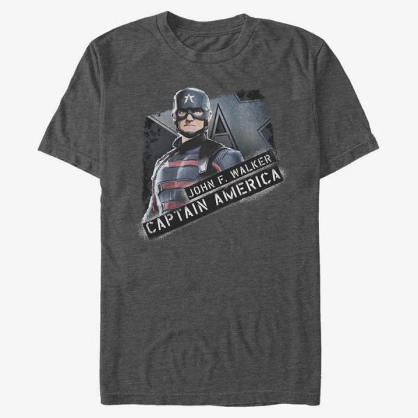 Tričko Merch Marvel The Falcon and the Winter Soldier - You Want This Unisex T-Shirt Dark Heather Grey XXL