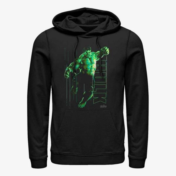 Queens Marvel - Hulk Glow Unisex Hoodie Black