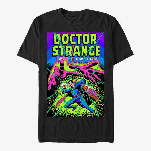 Tričko Merch Marvel Avengers Classic - Strange Glow Unisex T-Shirt Black M