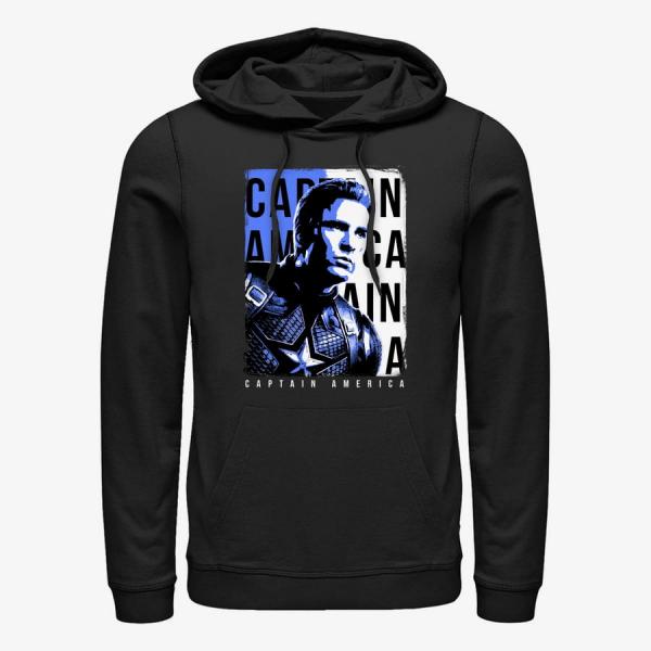 Queens Marvel Avengers: Endgame - Cap Unisex Hoodie Black