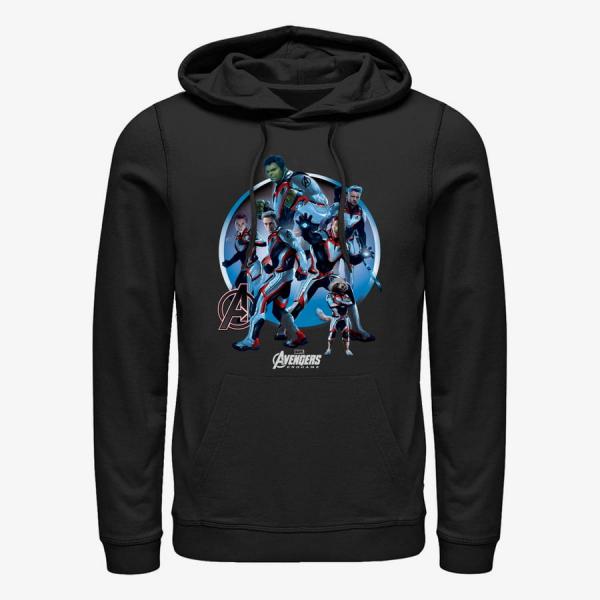 Mikina Merch Marvel Avengers: Endgame - Endgamers Unite Unisex Hoodie Black M