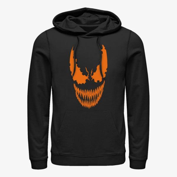 Mikina Merch Marvel Other - Venom Face Pumpkin Unisex Hoodie Black XXL