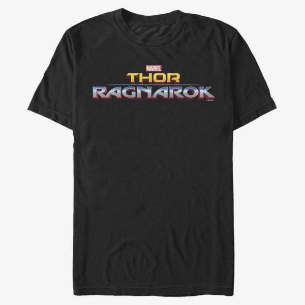 Tričko Merch Marvel Thor Ragnarok - Ragnarok Logo Unisex T-Shirt Black S