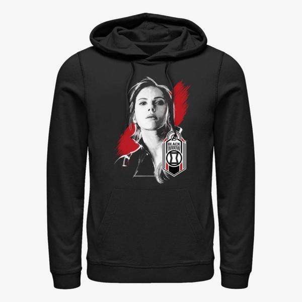 Mikina Merch Marvel Avengers: Endgame - Widow Tag Unisex Hoodie Black S