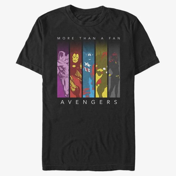 Tričko Merch Marvel Classic - Fan Favs Unisex T-Shirt Black XXXL