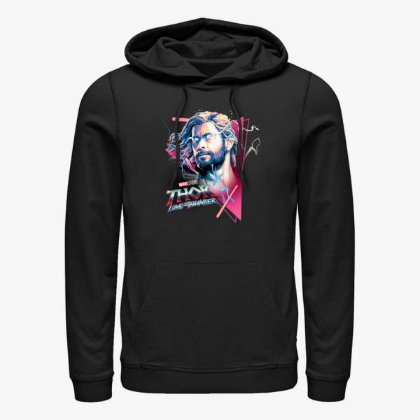 Mikina Merch Marvel Thor: Love and Thunder - Triangle God Unisex Hoodie Black S