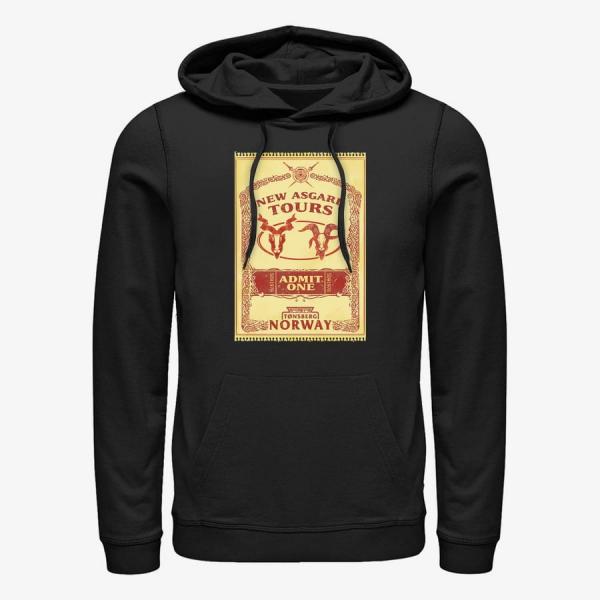 Mikina Merch Marvel Thor: Love and Thunder - Tours Poster Unisex Hoodie Black S