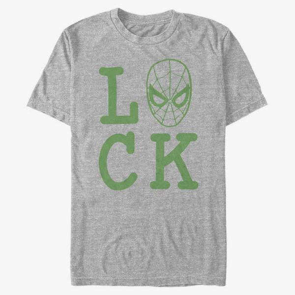 Queens Marvel Avengers Classic - Spider Luck Unisex T-Shirt Heather Grey