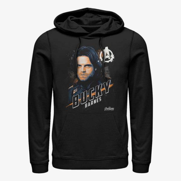 Queens Marvel Avengers: Infinity War - Real Bucky Unisex Hoodie Black