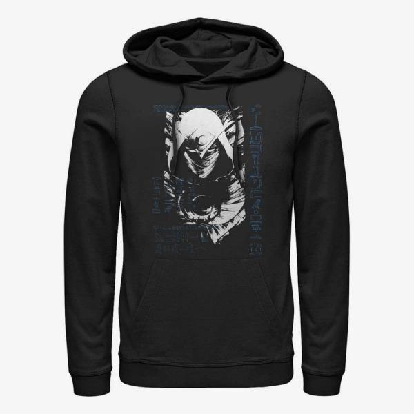 Queens Marvel Moon Knight - MOON KNIGHT GRUNGE Unisex Hoodie Black