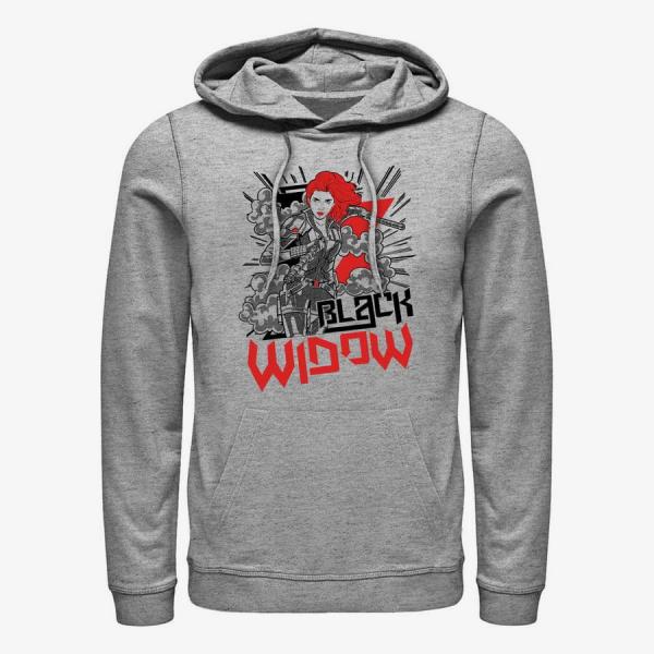 Queens Marvel Black Widow - Black Widow Tone Unisex Hoodie Heather Grey