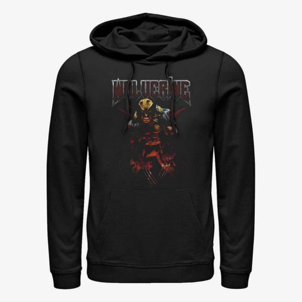 Mikina Merch Marvel X-Men - Sick Wolverine Unisex Hoodie Black L