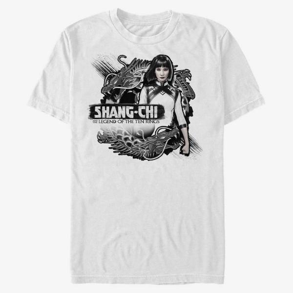 Tričko Merch Marvel Shang-Chi - Xialing Dragons Unisex T-Shirt White XL