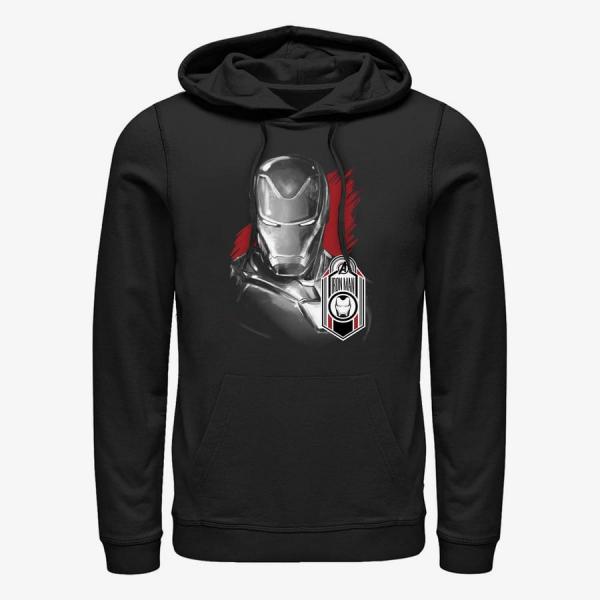 Queens Marvel Iron Man - Ironman Tag Unisex Hoodie Black