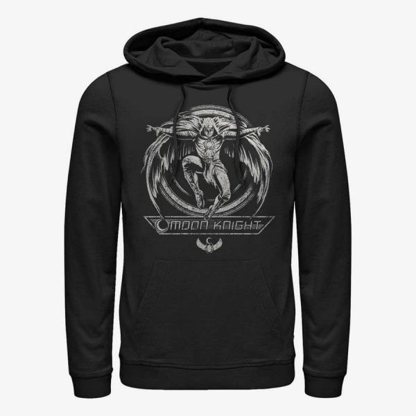 Mikina Merch Marvel Moon Knight - Moon Man Unisex Hoodie Black M