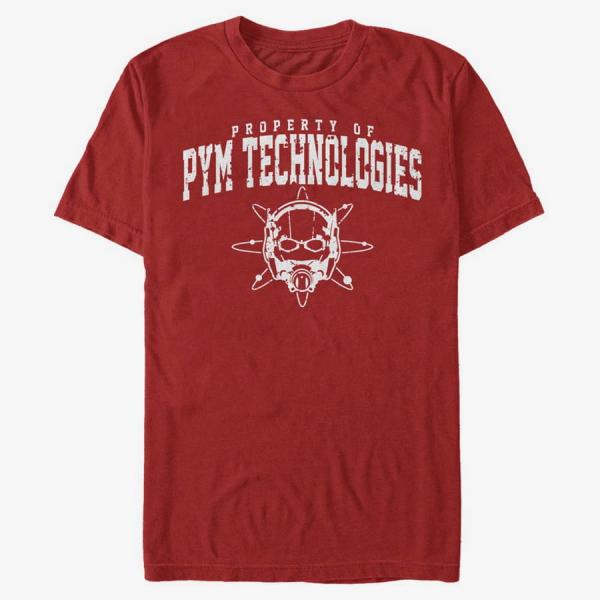 Tričko Merch Marvel Avengers Classic - PYM TECH Unisex T-Shirt Red XL