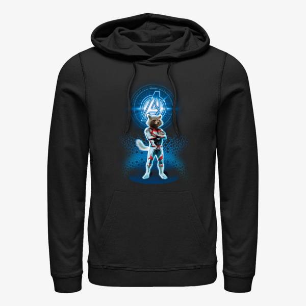 Queens Marvel Avengers: Endgame - Avenger Raccoon Unisex Hoodie Black