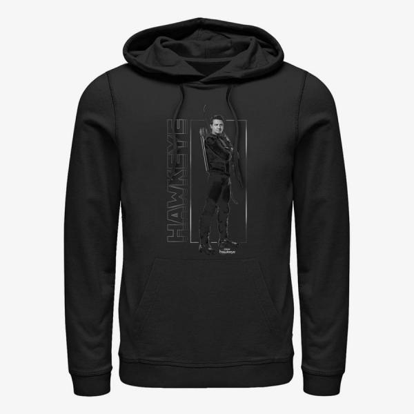 Mikina Merch Marvel Hawkeye - Hero Clint Unisex Hoodie Black XXXL