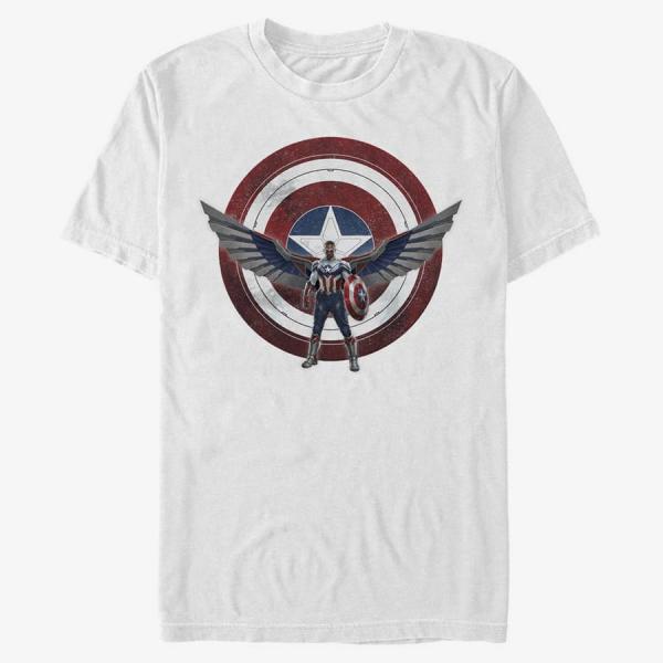 Queens Marvel The Falcon and the Winter Soldier - Wield The Shield Unisex T-Shirt White