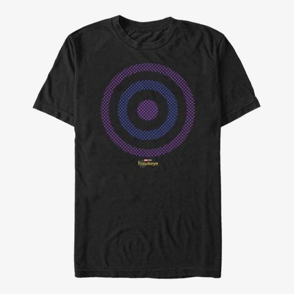Tričko Merch Marvel Hawkeye - Bullseye Icon Unisex T-Shirt Black XXL