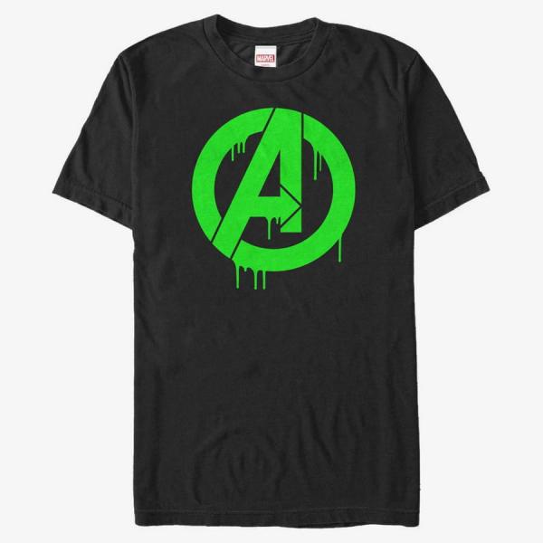 Tričko Merch Marvel Avengers Classic - Oozing Avengers Unisex T-Shirt Black M