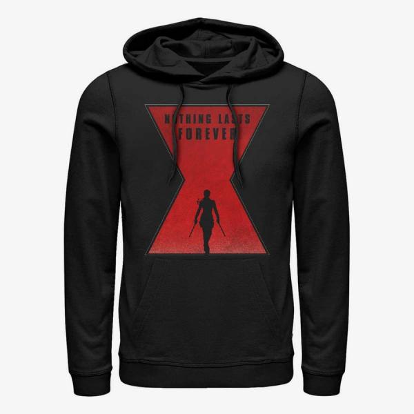 Mikina Merch Marvel Black Widow - Widow Forever Unisex Hoodie Black XL