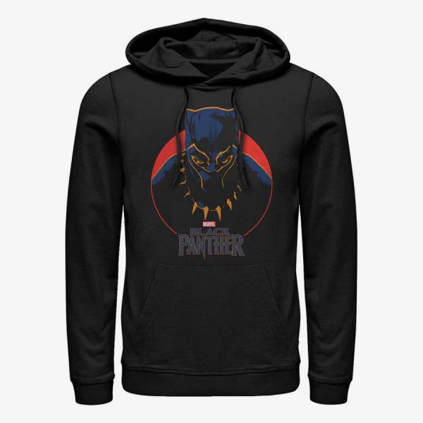 Mikina Merch Marvel Avengers Classic - Retro Panther Unisex Hoodie Black L