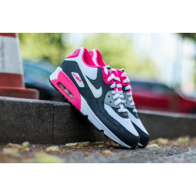 Nike Air Max 90 Mesh (GS) Anthracite/ White-Hyper Pink