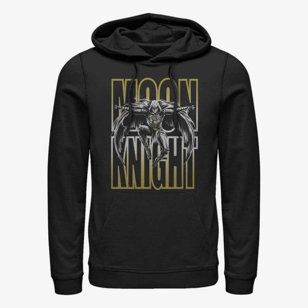 Queens Marvel Moon Knight - MOON JUMPS Unisex Hoodie Black