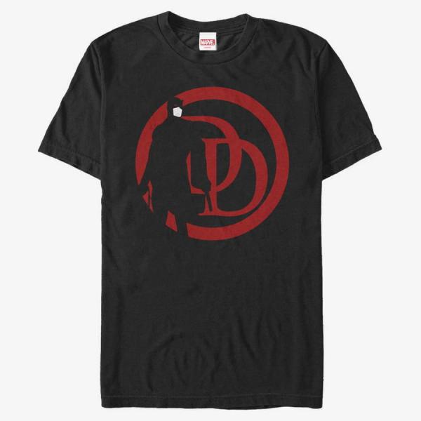Tričko Merch Marvel Defenders - DD Standing Unisex T-Shirt Black S