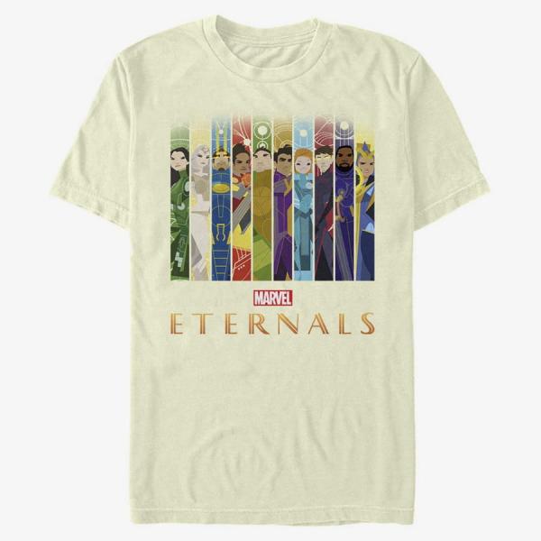 Tričko Merch Marvel: Eternals - VERTICAL BOXUPS Unisex T-Shirt Natural S