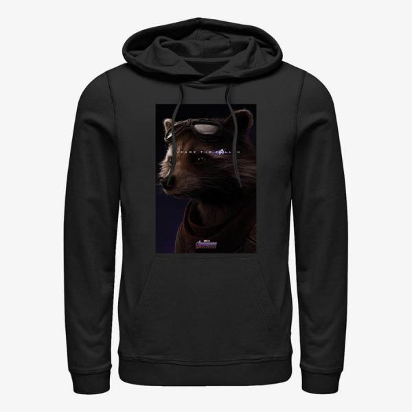 Mikina Merch Marvel Avengers: Endgame - Rocket Avenge Unisex Hoodie Black XL