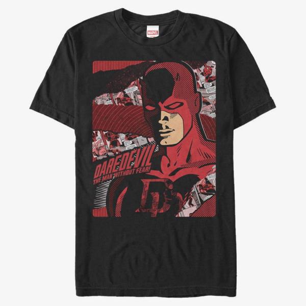 Tričko Merch Marvel Defenders - Dare Strive Unisex T-Shirt Black S