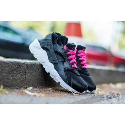 Nike Huarache Run (GS) Black/ White-Pink Blast