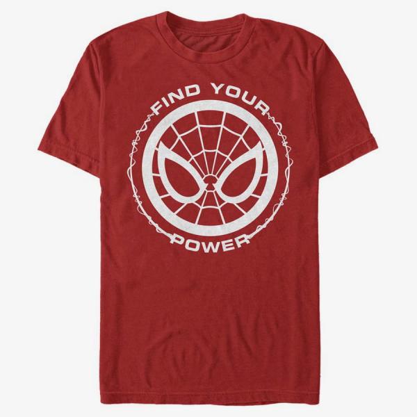 Tričko Merch Marvel Spider-Man Classic - Spider Power Unisex T-Shirt Red XXL