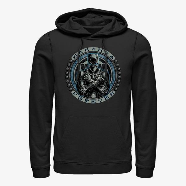 Mikina Merch Marvel Avengers Classic - Wakanda Beads Unisex Hoodie Black S