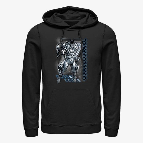Mikina Merch Marvel Black Panther: Wakanda Forever - Iron Heart Hero Shot Unisex Hoodie Black S