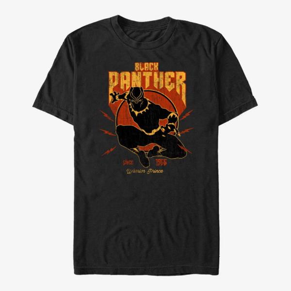Queens Marvel Avengers Classic - Lighting Panther Unisex T-Shirt Black