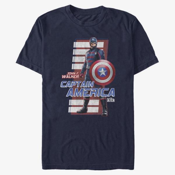 Tričko Merch Marvel The Falcon and the Winter Soldier - Some Otherguy Unisex T-Shirt Navy Blue S