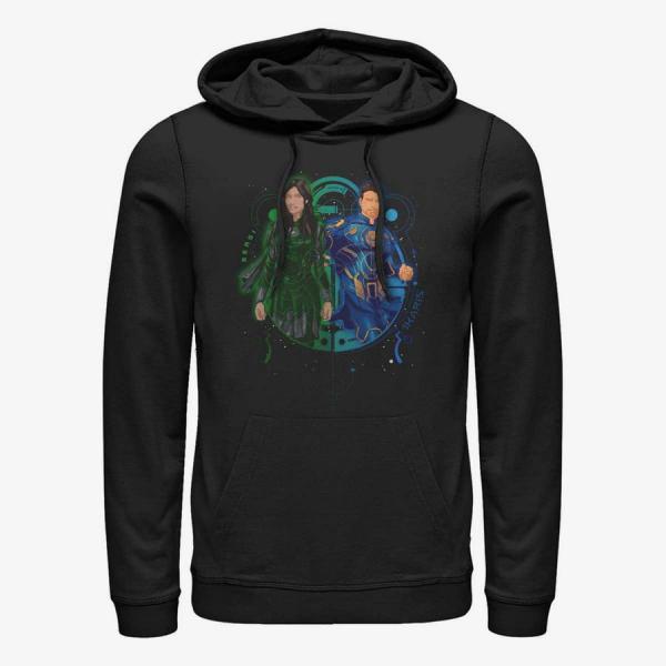 Mikina Merch Marvel The Eternals - SERSI IKARIS DUO Unisex Hoodie Black S