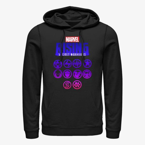 Mikina Merch Marvel - Secret Warriors ICON Unisex Hoodie Black XXL