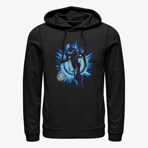 Mikina Merch Marvel Avengers: Endgame - Ironman Endgame Unisex Hoodie Black M