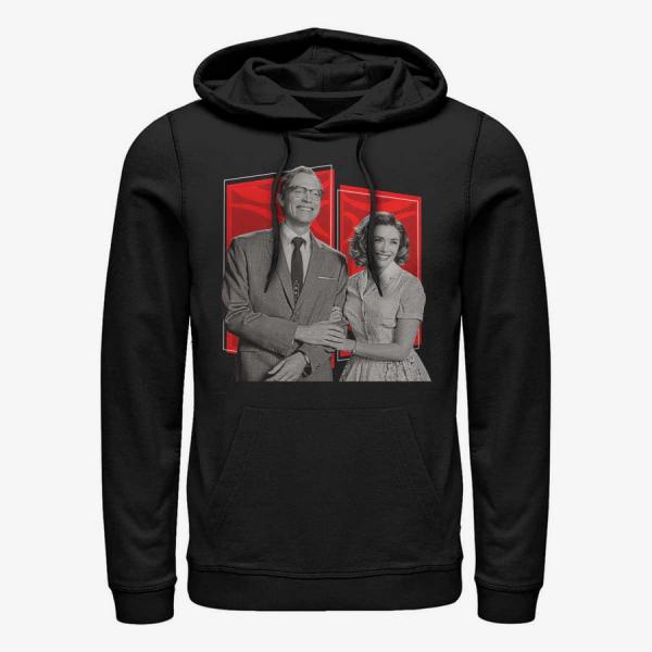 Queens Marvel WandaVision - RETRO POSES Unisex Hoodie Black